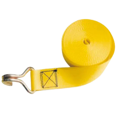 2" x 27' Yellow Erickson 53100 Winch Strap, 5000 lb Load Capacity