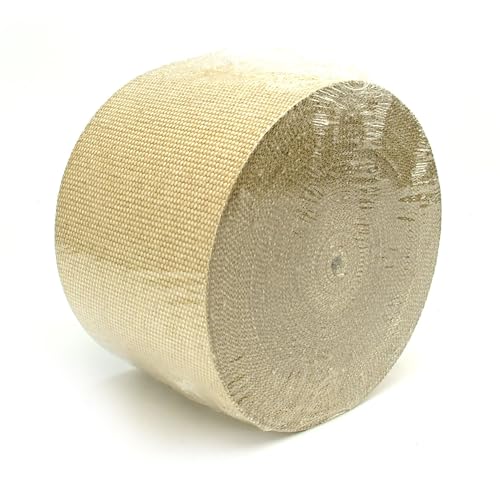 010104 Design Engineering Tan Glass Fiber 6" x 100' Exhaust Heat Wrap