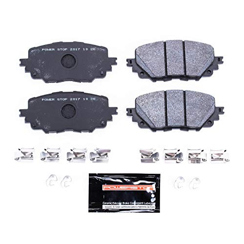Power Stop Front PSA-1903 Track Day Carbon-Fiber Metallic Brake Pads For Fiat 124 Spider 2017-2020, Mazda MX-5 Miata 2016-2022 [Model Specific]