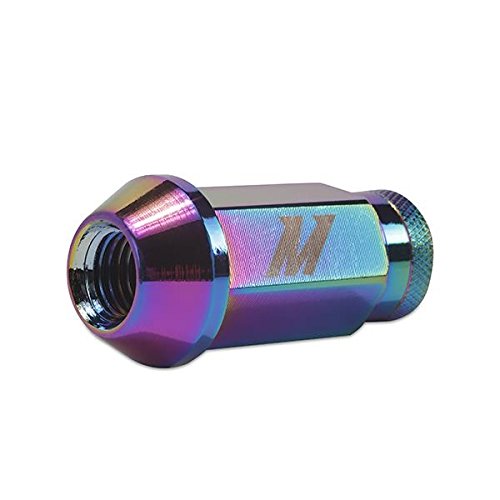 Mishimoto Aluminum Locking Lug Nuts - MMLG-15-LOCKNC, M12 x 1.5, Neo Chrome