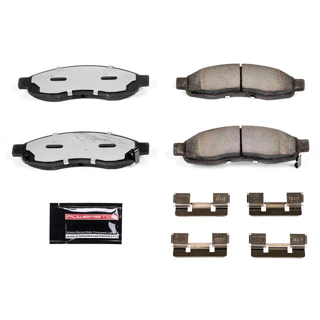 Power Stop Z36-1015 Z36 Truck and Tow Front Brake Pads For INFINITI QX56 2004-2005, Nissan Armada 2005, Nissan Pathfinder Armada 2004, Nissan TITAN 2004-2005 [Model Specific]