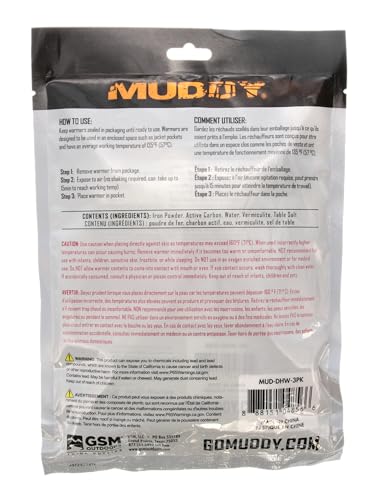 3 Pack Muddy Hand Warmer