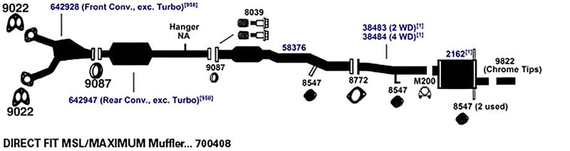 Hanger AP Exhaust 8547