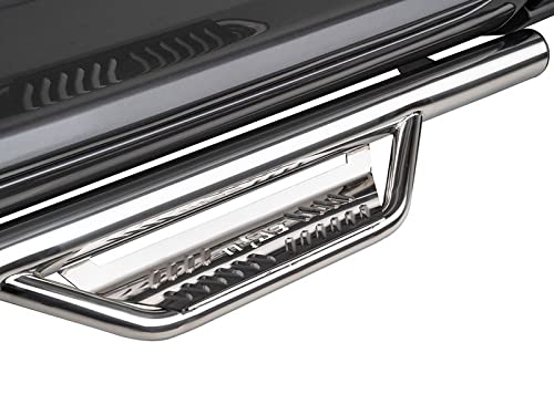 Podium SS Steps for RAM | RealTruck, Cab Length, Stainless Steel, Polished | HPD0984CC-SS | Fits 2009-2015.5 RAM 1500, 2010-2018 2500/3500/4500/5500 Crew Cab, SRW/DRW Gas/Diesel.