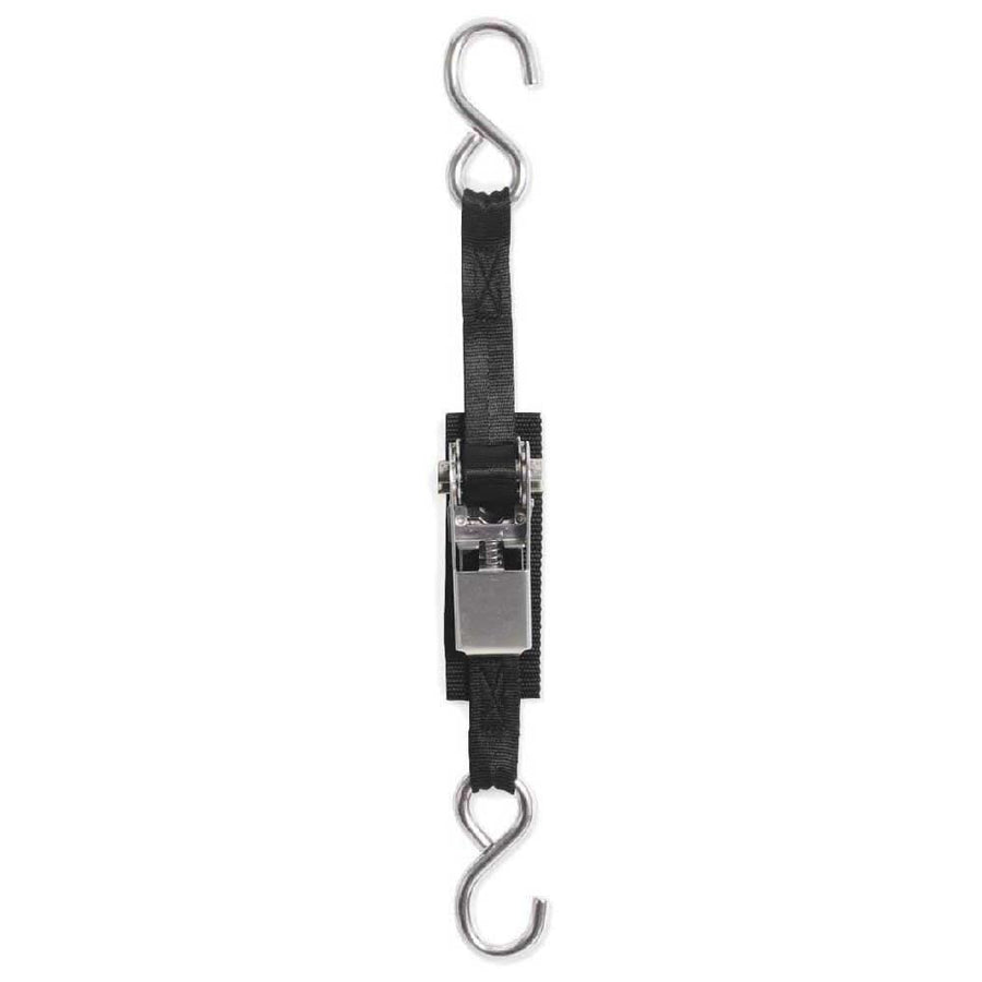 Stainless Steel BoatBuckle Ratchet Gunwale Tie-Down, 1-Inch x 18-Feet