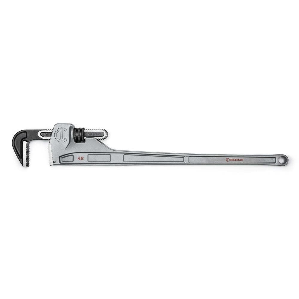 Crescent Pipe Wrench Aluminum - Plumbing, Mechanic, Home Improvement & Repair Tool - Adjustable Wrench - 48" - CAPW48
