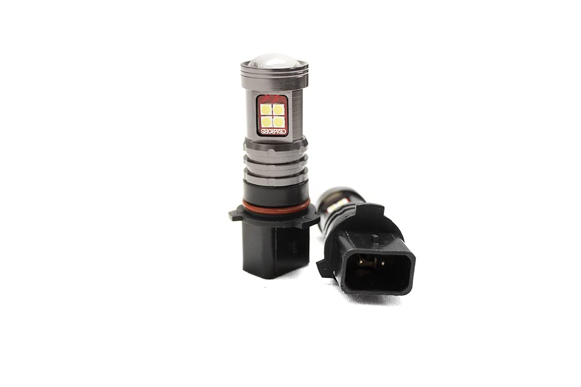 RACESPORT LT Race Sport Lighting Terminator Series WHITE PSX26W Base LED High Power Replacement Bulbs RSTBPSX26W-W