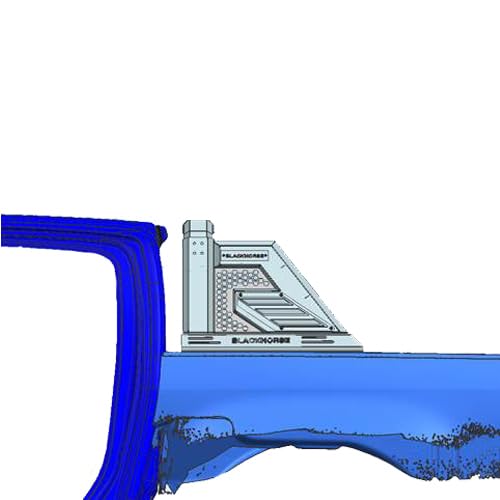 Armour II Black Horse Roll Bar Black Compatible with 2019-2022 Ford Ranger-AR2-07B