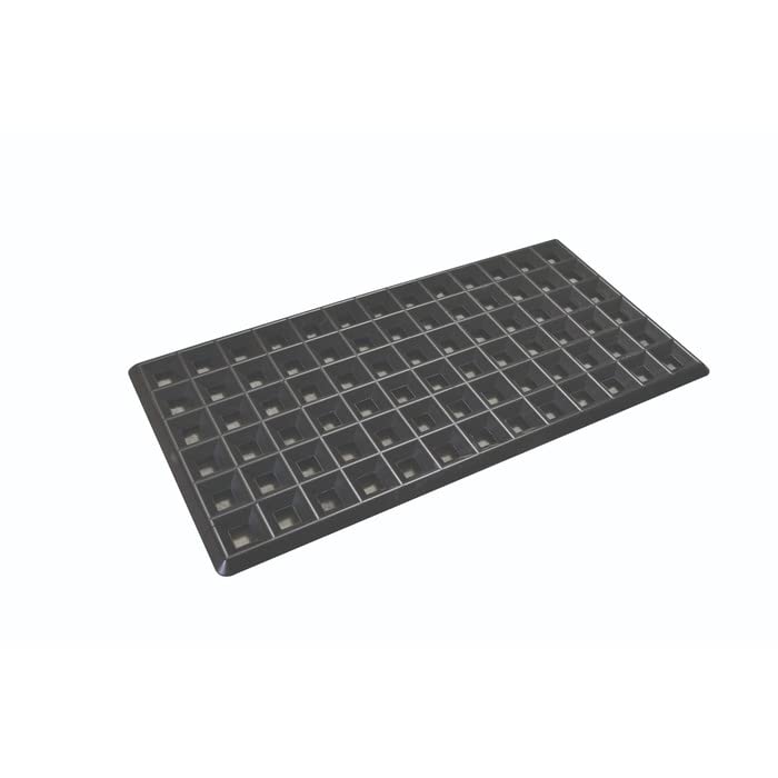 Replacement Grating Pallet, 1.75” x 1.75”, Black, 2 Drum Capacity - 1642B