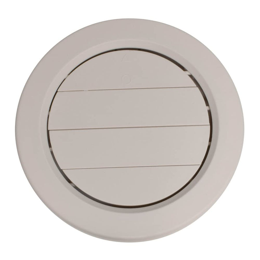 Dampered Valterra A10-3360VP Heating and A/C Register with 360° Rotation - 5-13/16" ID x 6-7/8", Beige
