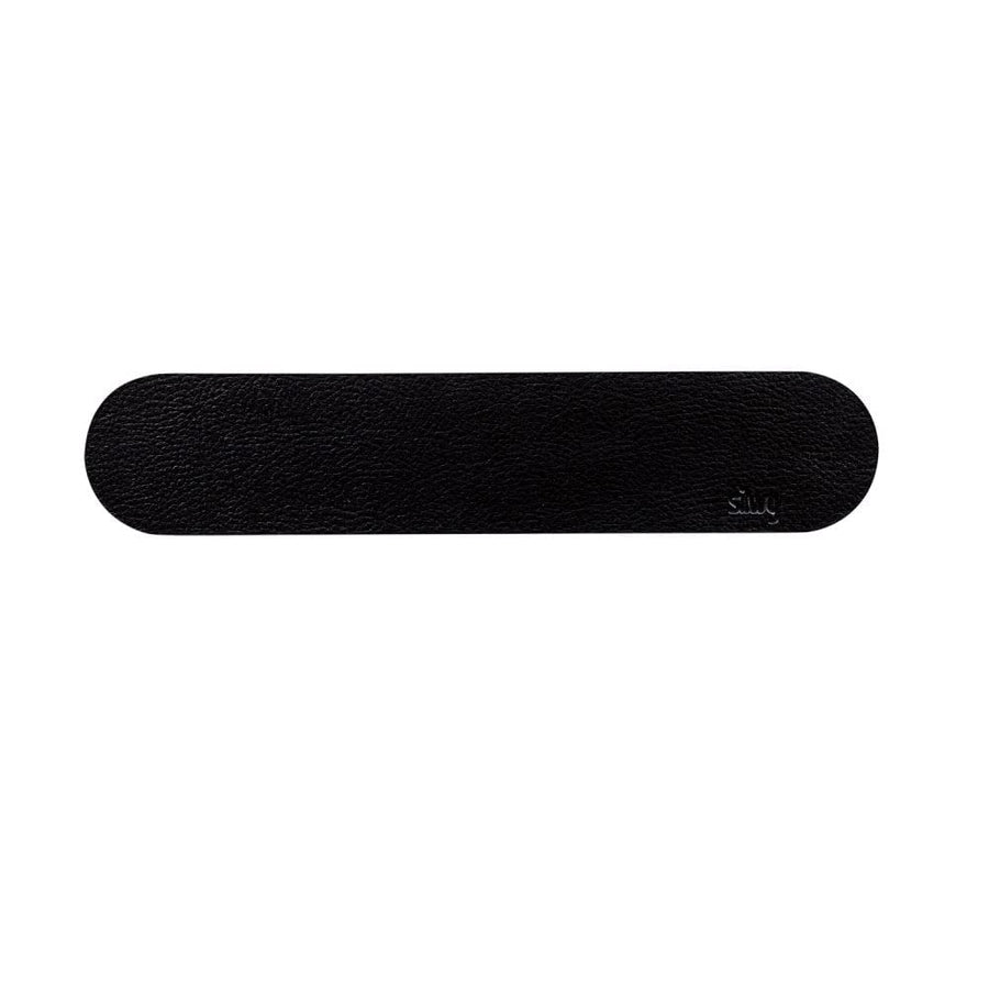 Metal Strip silwy® Black for Safe, Space-Saving, and Overhead Storage of up to 3 Magnetic Glasses