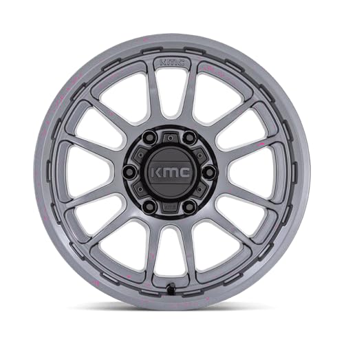 KMC 20x9 KM727 Wrath Gunmetal Wheel Rim +0mm 5x5" Inch KM727AX20905000