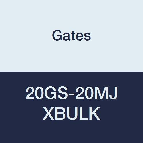 GlobalSpiral Series Gates 20GS-20MJ XBULK Couplings, Male JIC, 37 Degree Flare, 1-1/4" ID (Pack of 30)