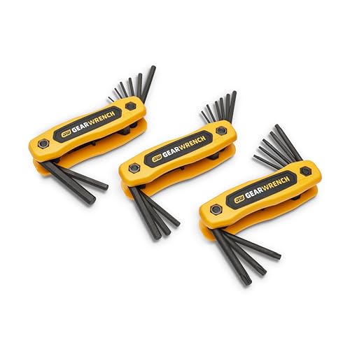 25 Piece GEARWRENCH SAE/Metric/Torx® Folding Hex Key Set - 83512