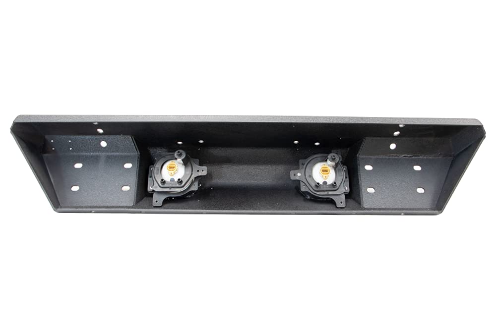 Kentrol Fishbone Offroad FB22178 Front Replacement Bumper fits Jeep Wrangler, Black