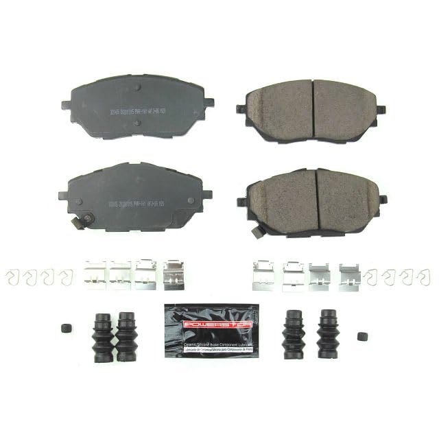 Power Stop Z23-2065 Z23 Evolution Sport Carbon Fiber Infused Ceramic Brake Pads with Hardware For Toyota C-HR 2018-2022 [Model Specific]