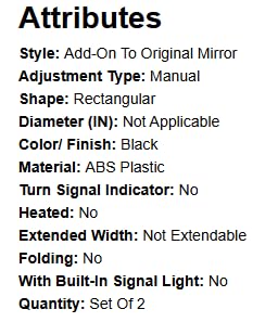 CIPA Pr Mirror Silvr/Sierra 2019–2025, black (10970)