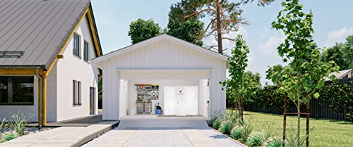 8x6 ShelterCube Panelized Steel Indoor Tornado Shelter (Door on 8-Ft Side) - FEMA Compliant - from Survive-a-Storm Shelters