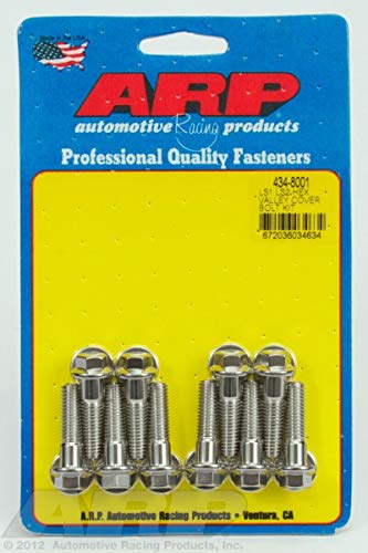 ARP 6-Point Stainless Steel Valley Cover Bolt Kit for Chevy LS1/LS2 434-8001
