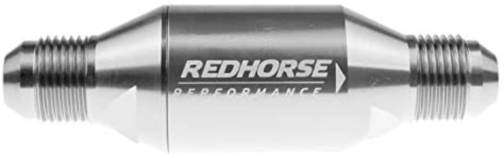Performance Redhorse 4152-08-5 Inlet Outlet AN One Way Check Valve (Clear), 1 Pack