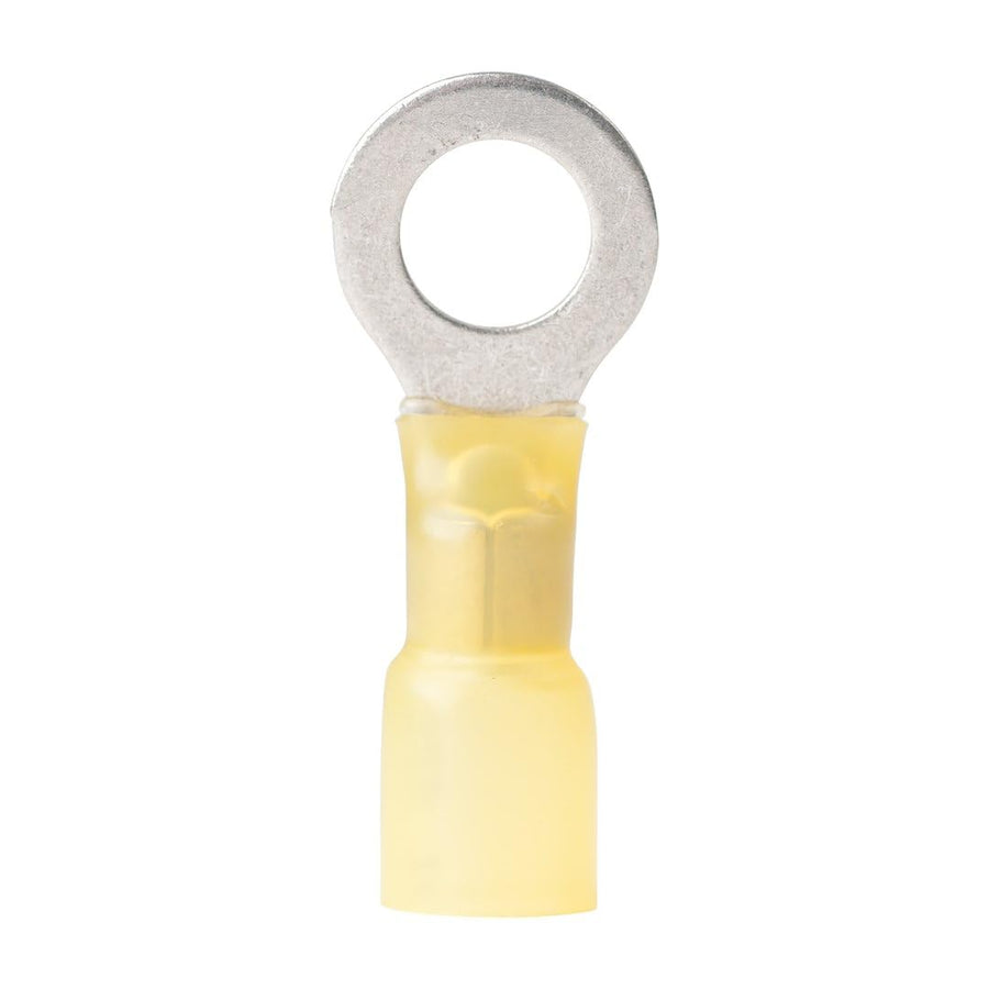 Ancor Marine Grade 312503 Electrical Nylon Insulated Adhesive Lined Heat Shrink Ring Terminals (12 to 10-Gauge, Size 5/16 Screw, 3-Pack)