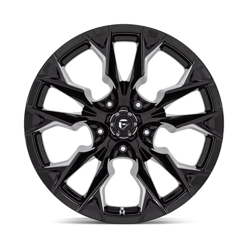 FLAME FUEL OFF-ROAD 20X10 5X5.5 4.79-18mm GLOSS BLACK MILLED - D8032000B447
