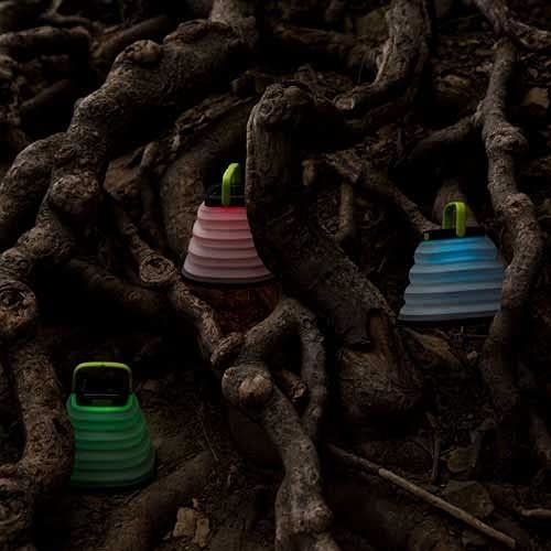 Goal Zero Crush Light Chroma Lantern 3 White Plus Multicolour Fade Plus Solar Lantern 6 Colour Modes Turn Campsite Into A Party Built-in Solar Panel Or Charge from Any USB Port,Black