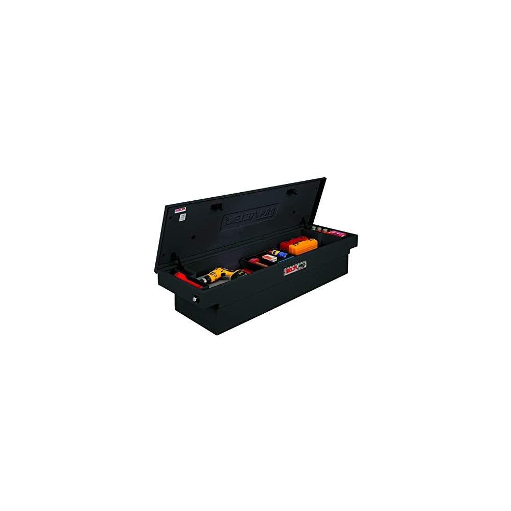 Delta Crescent Black Steel Fullsize Single Lid Crossover Truck Box - PSC1455002 JOBOX