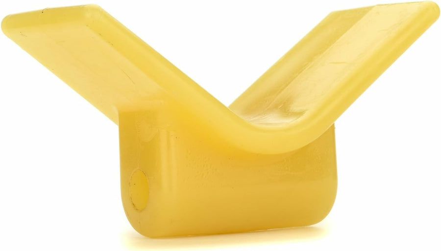 Bow Stop CE Smith - Durable Boat Accessory for The Perfect Fit - Yellow Rubber - 3" x 3" - 5-3/4" Span (29751)