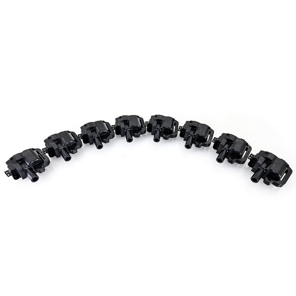 Mishimoto Coil Ignition, Compatible with GM LS1/LS6 Engines 1997-2002, Set of 8