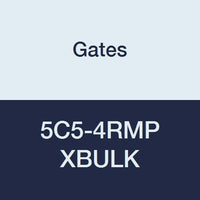5C5-4RMP Gates XBULK Field Attachable for C5C, C5D and C5M Hose, Male Pipe NPTF, 30 Cone Seat, Steel, 1/4" ID (Pack of 230)