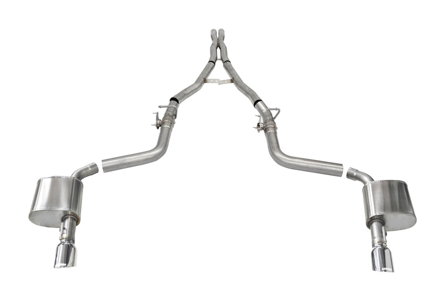 Stainless Steel CORSA EXHST 21072 Cat Back Exhaust System fits Dodge Charger Includes Muffer