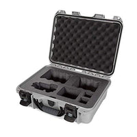 Waterproof Nanuk 920 Hard Case with Custom Foam Insert for Sony A7R Size Camera - Silver