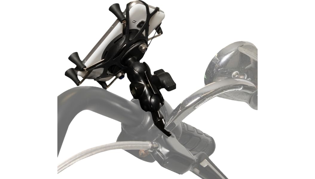 Hex-Grip Phone Mount - Saddle Tramp, Universal, Sound Control (BC-MC6FPM)
