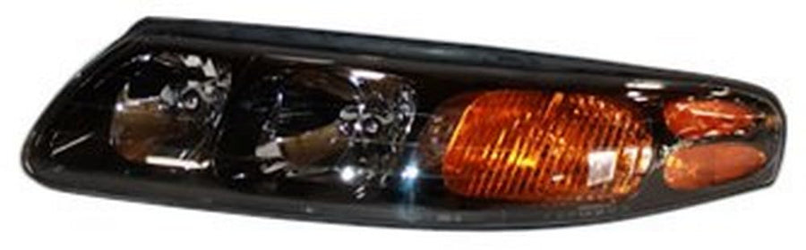 Left TYC Headlight Assembly Compatible with 2000-2004 Pontiac Bonneville