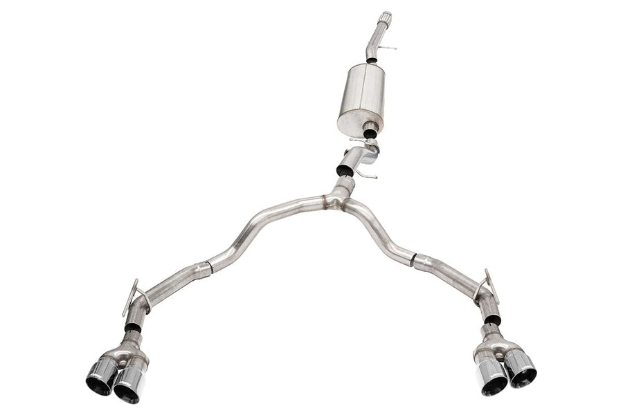 DRE 3.5IN Cat-Back Twin 4.0IN (21130) Sport Sound Level | 2021-2022 Chevrolet Suburban, GMC Yukon XL Denali XL 6.2L Polished