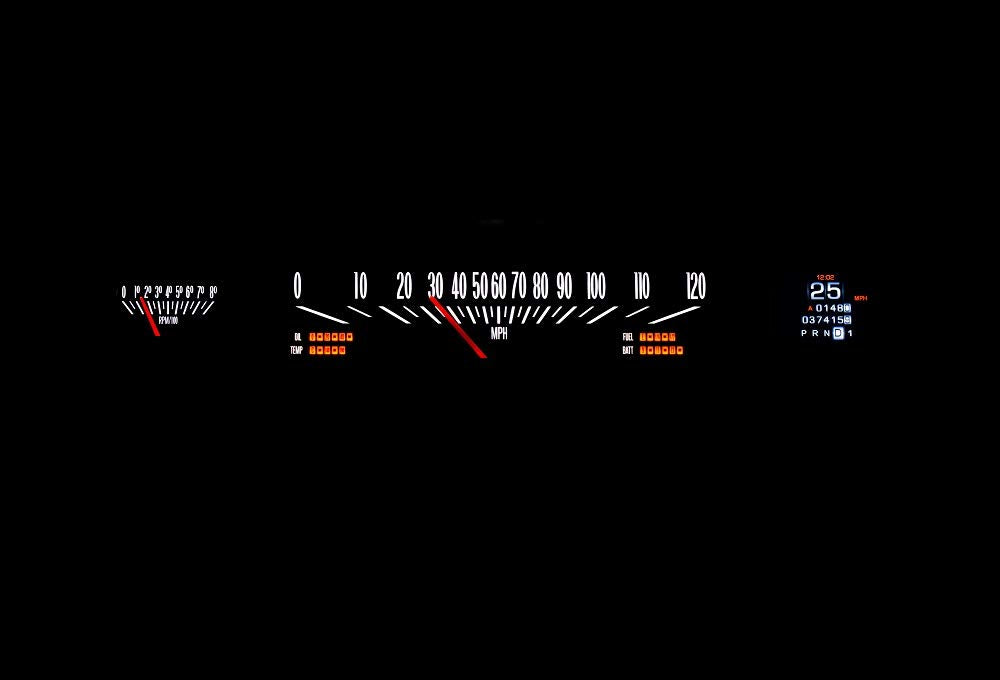 Dakota Digital Retrotech Gauge Instrument System RTX-69C-NOV-X Compatible with 1969-76 Chevy Nova, 1973-75 Buick Apollo, 1975-76 Skylark, 1973-76 Olds Omega and 1971-76 Pontiac Ventura