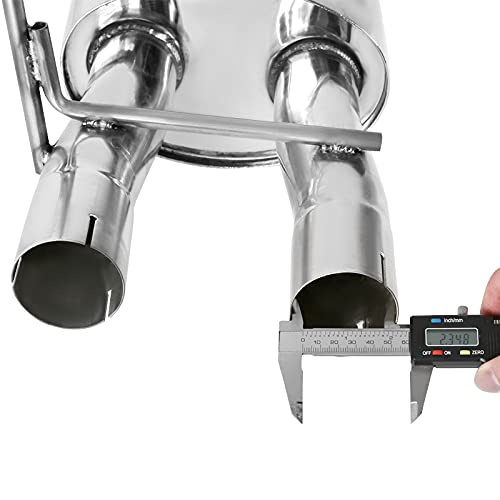 MFCAT2-F15015 SPEC-D TUNING 4 Door Catback Exhaust- Fit All 2.7L 3.5L 5.0L Models 15-17 Ford F150