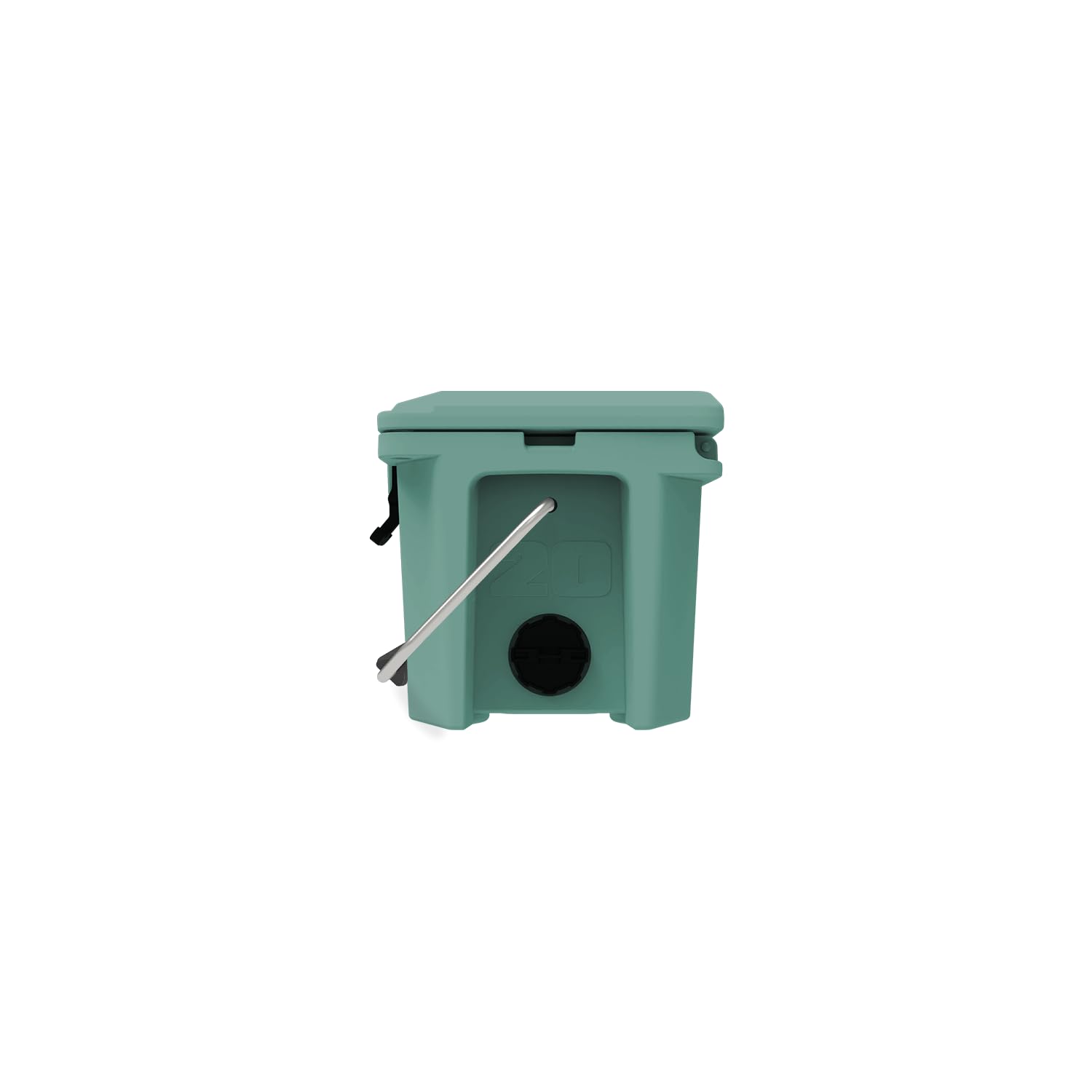 20 Cooler Grizzly | 20 qt Ice Chest Durable Rotomolded Insulated | Made in USA | Warranty for Life | For Beach Boat Camping Fishing Hunting | G20 | Seafoam