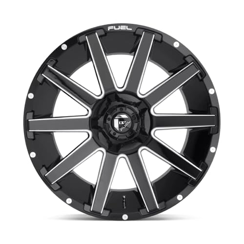 D615 CONTRA FUEL OFF-ROAD 18X9, 6X135/5.5, 4.53, 12mm GLOSS BLACK MILLED - D61518909845