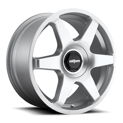 Rotiform 19X8.5 5X108/5X112 GLOSS SILVER 1PC R114 SIX 45mm Wheel Rim