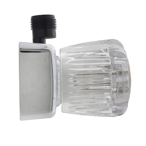 Dura Faucet RV/Motorhome/Trailer DF-SA100A-CP Shower Faucet Valve Diverter with Crystal Acrylic Knobs (Chrome)