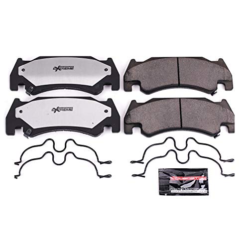 Power Stop Z36-1085 Z36 Truck & Tow Front Carbon Fiber-Ceramic Brake Pads with Hardware For Dodge Ram 1500 2005-2006 [Model Specific]