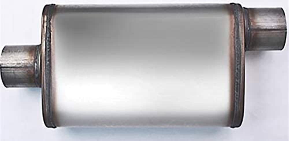 49219 Different Trends 4.00Inx9.00Inx14.00In Center/Center Flow Ii Ss Muffler 3.00In Id/3.00In Od