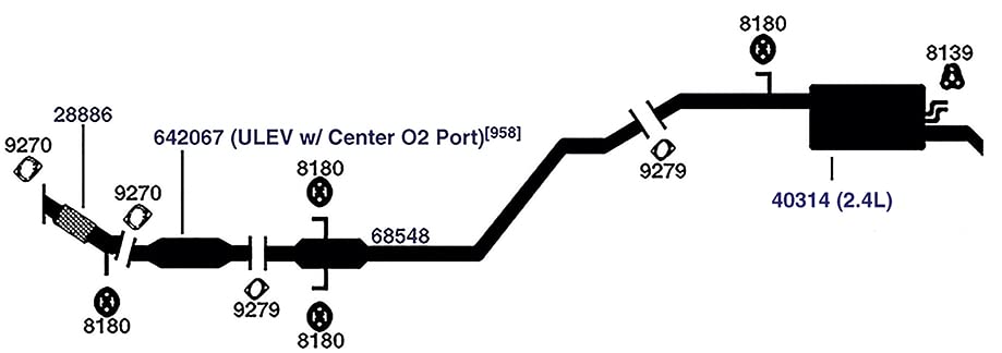 Hanger AP Exhaust 8139