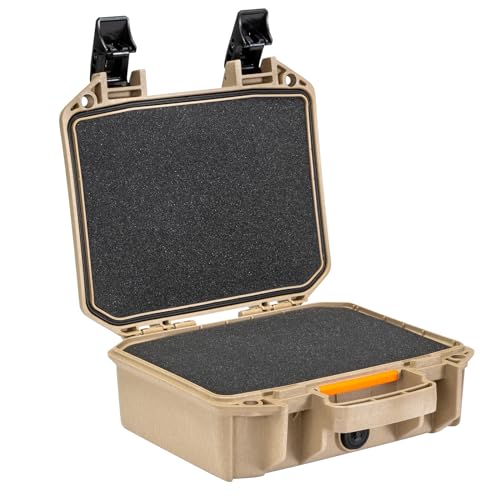 Vault Pelican V100 Hard Case with Foam (Tan)