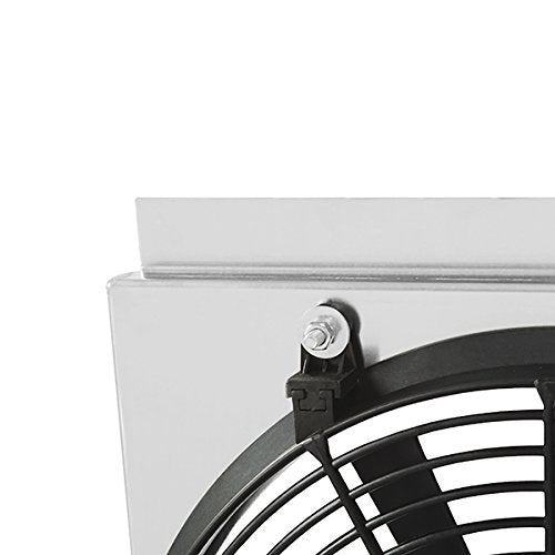 Mishimoto Performance Aluminum Fan Shroud MMFS-CK-67K w/ Fan Controller fits Chevrolet/GM C/K Truck, 1967-1972