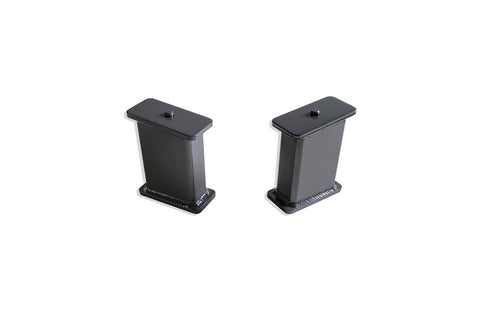 Part# 810070 MAX TRAC SUSPENSION'S is A Pair of 7" Lift Blocks FABRICATED from Steel & Powder Coated Grey