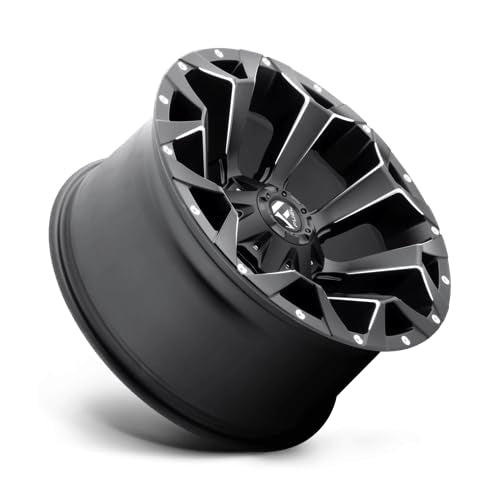 D546 ASSAULT FUEL OFF-ROAD 20X9, 8X6.5, 5.04, 1mm MATTE BLACK MILLED - D54620908250