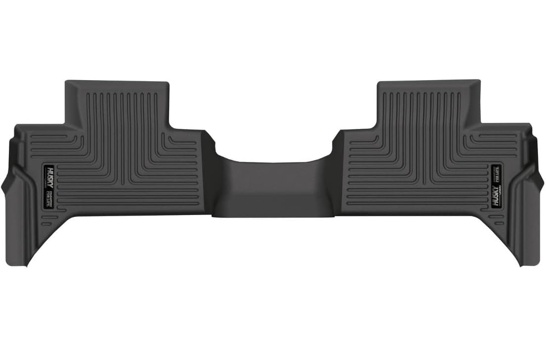 Weatherbeater Husky Liners Floor Mats | Fits 2022-2026 Toyota Tundra, Double CAB ONLY | 2nd Row, 1-pc Black - 19541